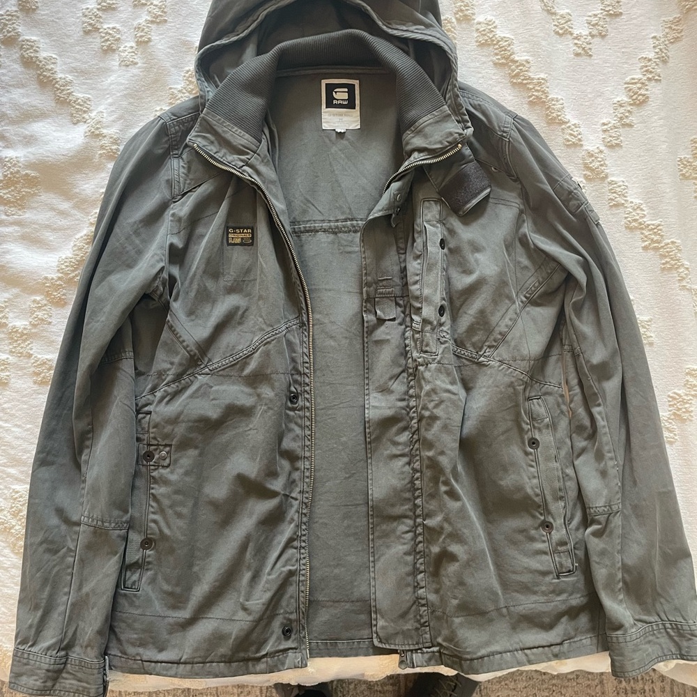 COPY - G-Star Raw 100% Cotton Shell Jacket (Grey) Size XL